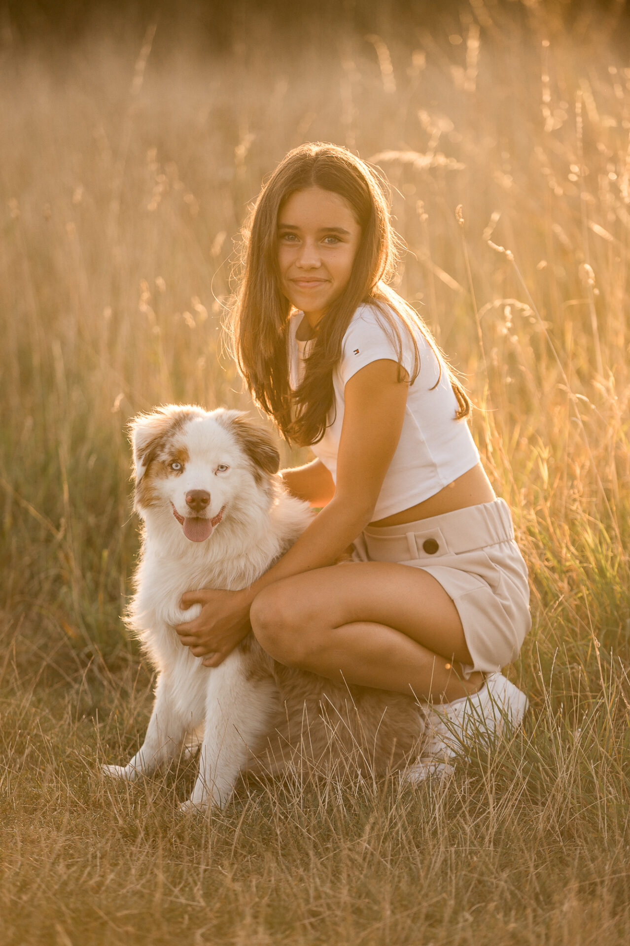 Tessa Trommer Fotografie Mama Tochter Abendlicht Familienshooting Erfurt Aussie